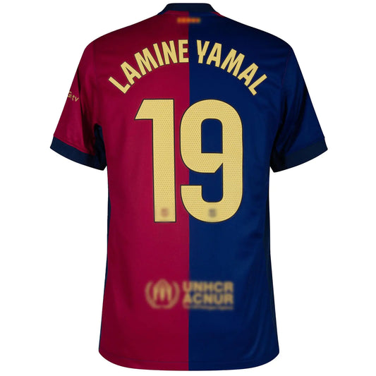 AFEELA 2024 Barcelona #19 Home Mens Jersey Rising Star of The Bullfighters Fast 3-Day Delivery Blue